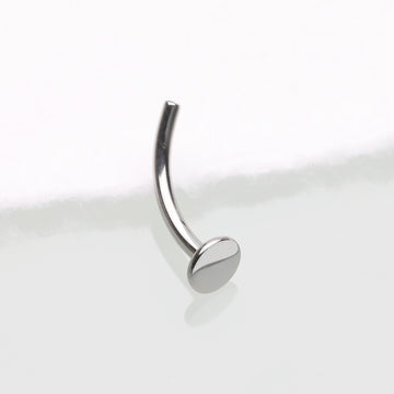 Detail View 1 of Implant Grade Titanium OneFit Threadless Convex Base Post Belly Bar Part